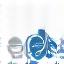 Icon depicting a group of cyclists on a digital map with community chat bubble.