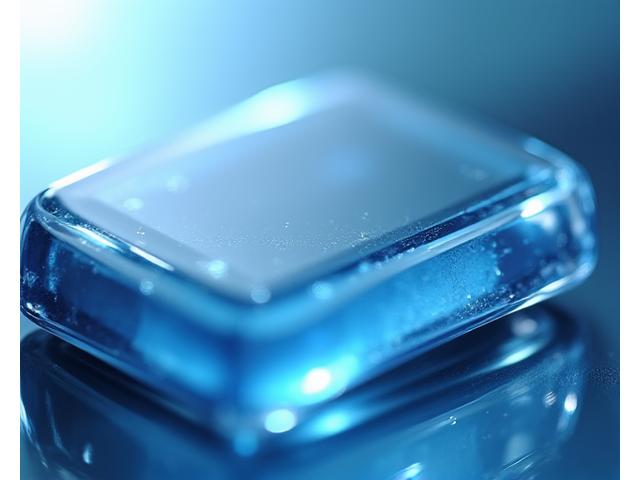 Macro shot of a smartwatch display made from clear sapphire crystal, reflecting minimal glare