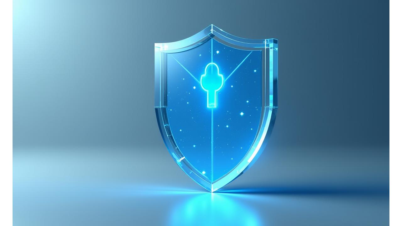 Abstract graphic of a data shield or protective barrier, symbolizing data security and legal protection