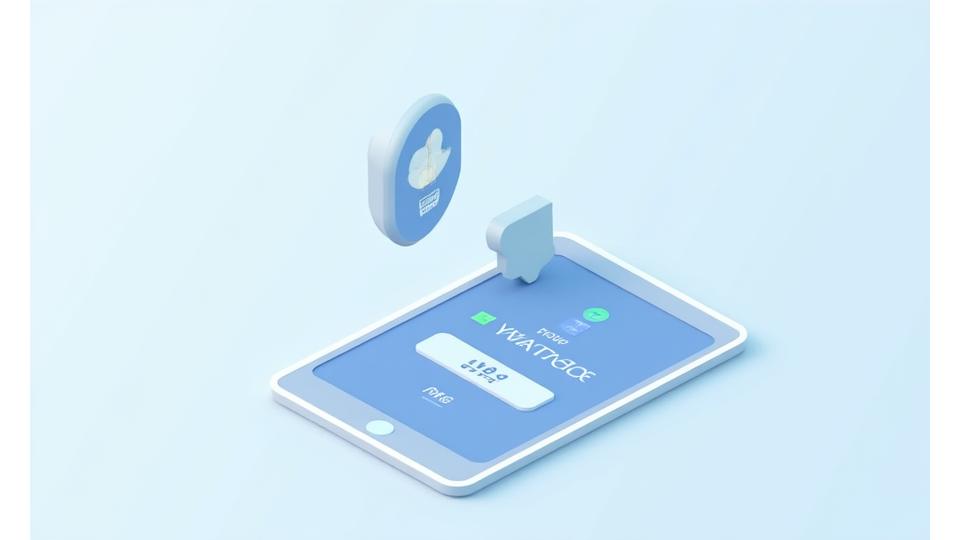 Stylized illustration of a secure online payment process with a smartwatch icon